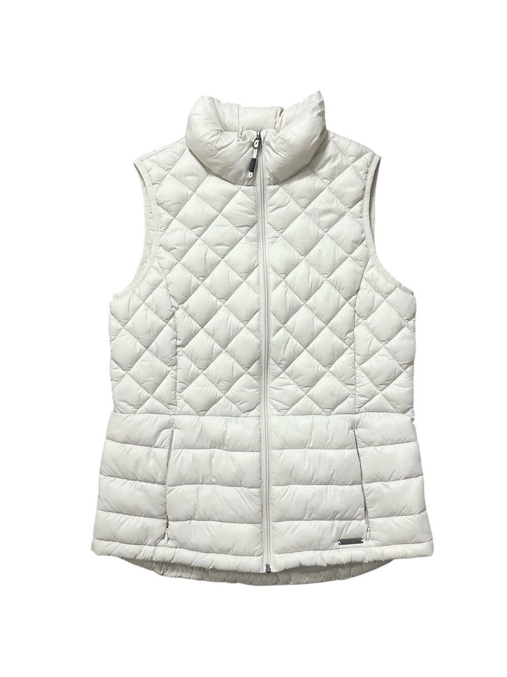 ZeroXposur Elena Quilted Vest with Pockets Full Zip White Size Small - Picture 11 of 11